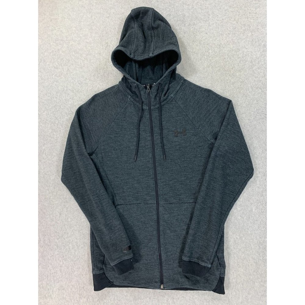 Under Armour Athletic Fit Full Zip Hoodie Jacket (Women's‎ Small) Gray